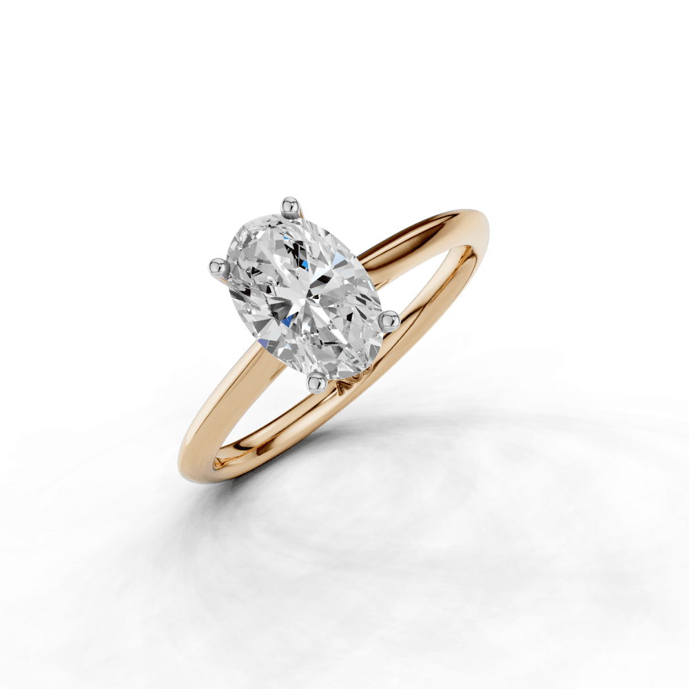 18ct White and Rose Gold