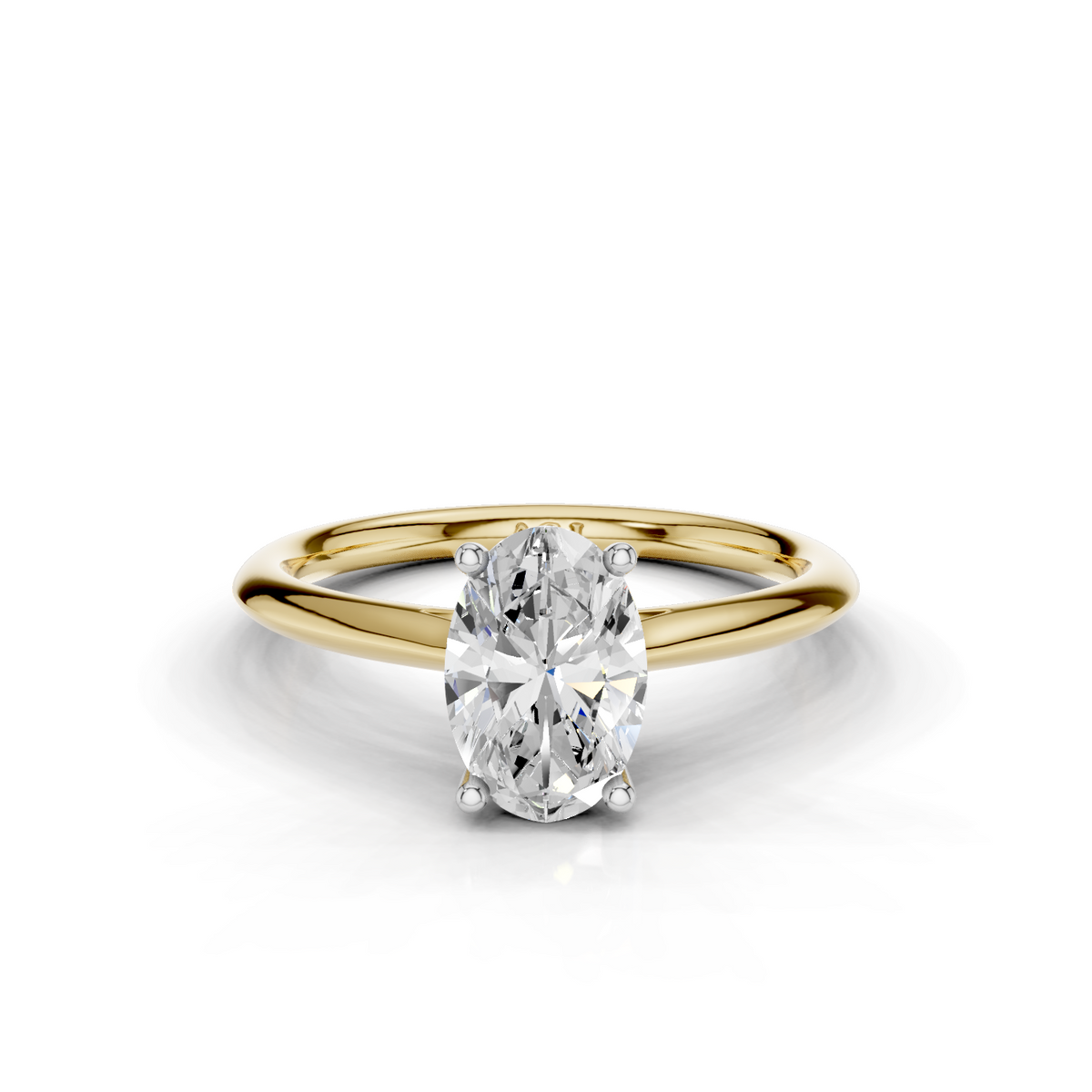 18ct White and Yellow Gold