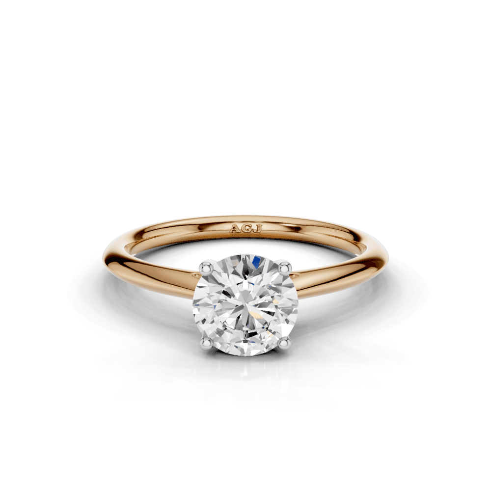 18ct White and Rose Gold