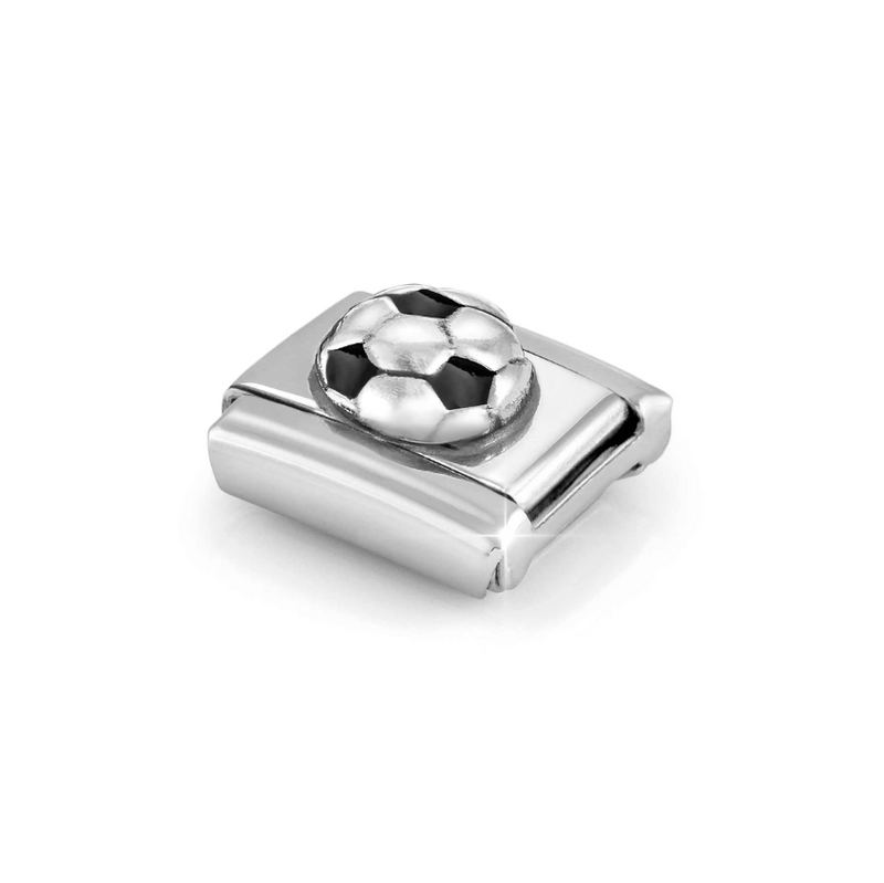 Nomination Football Sterling Silver and Stainless Steel Composable Charm