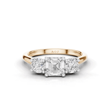18ct White and Rose Gold