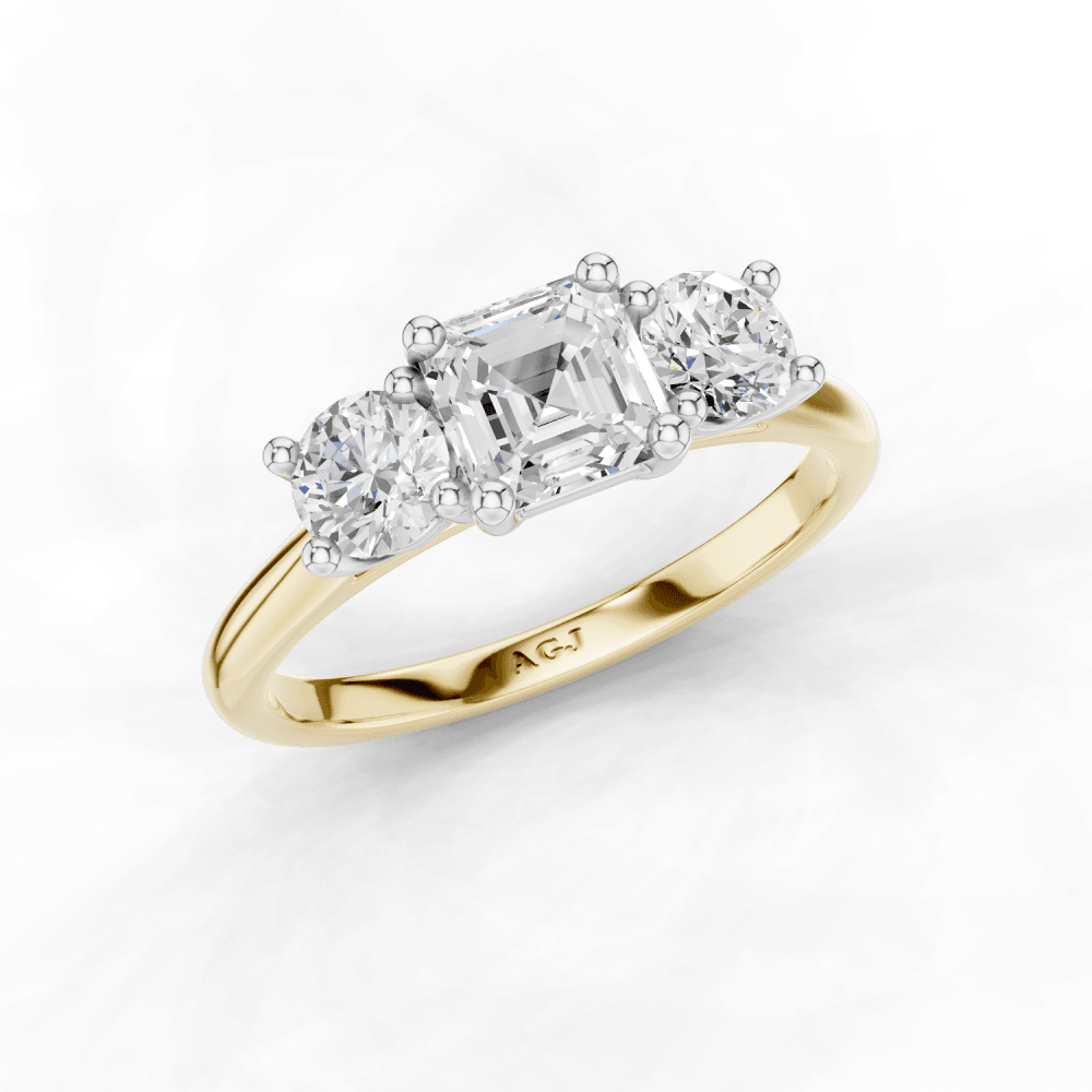 18ct White and Yellow Gold