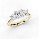 18ct White and Yellow Gold
