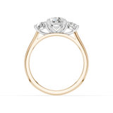 18ct White and Rose Gold