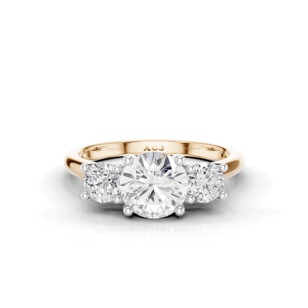 18ct White and Rose Gold
