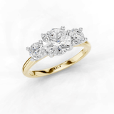 18ct White and Yellow Gold