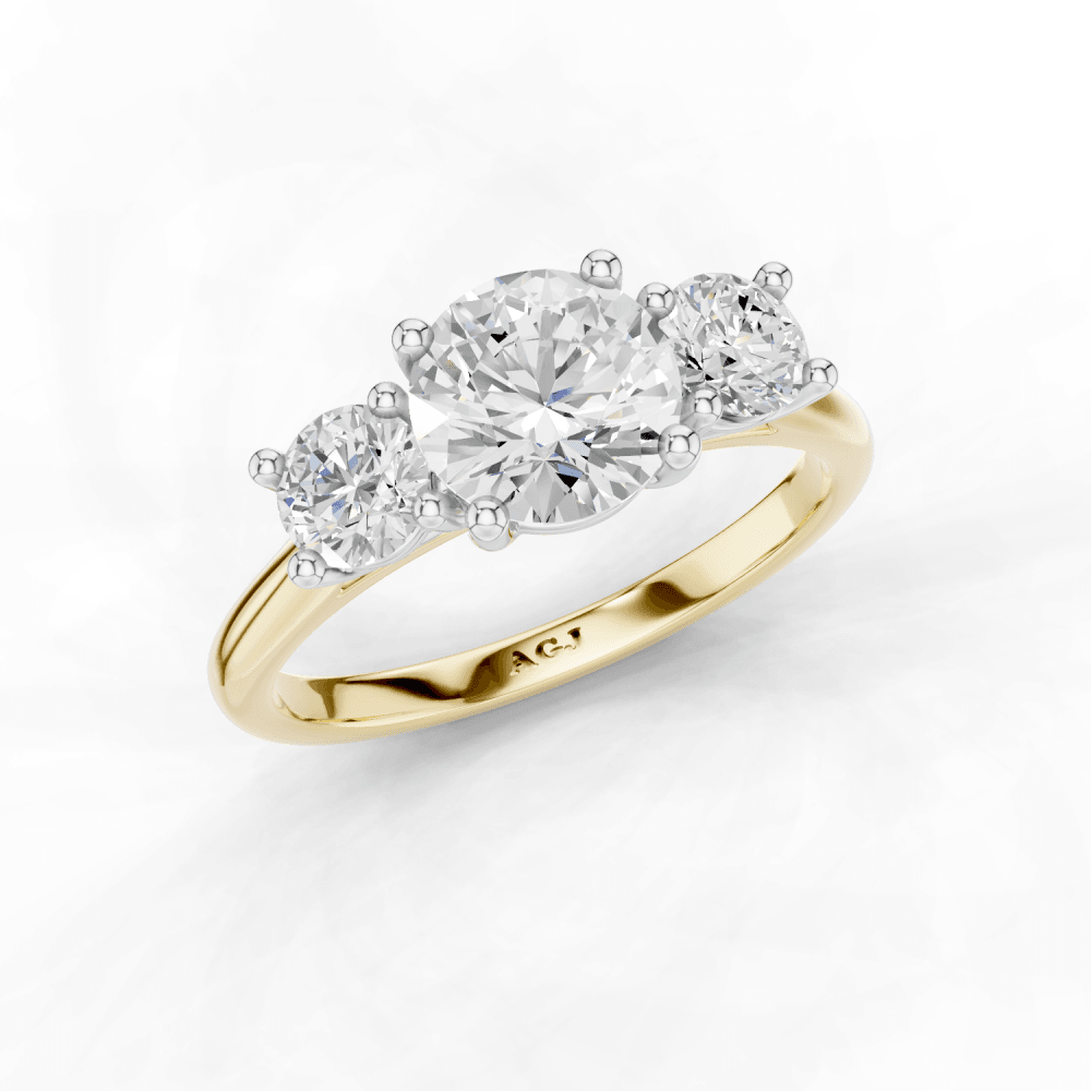18ct White and Yellow Gold