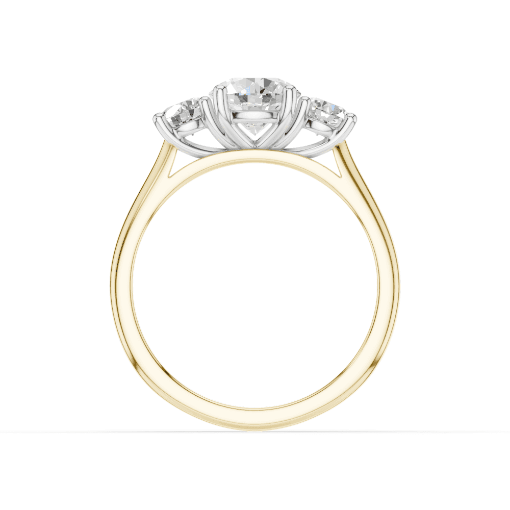 18ct White and Yellow Gold