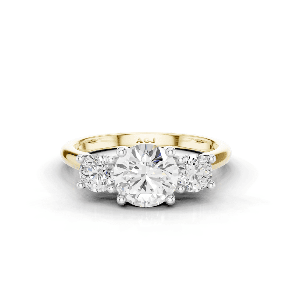 18ct White and Yellow Gold
