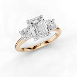 18ct White and Rose Gold