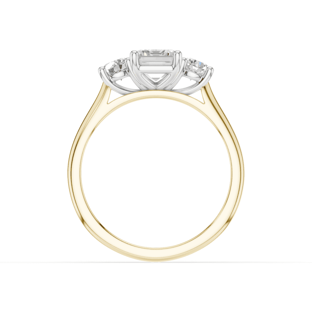 18ct White and Yellow Gold