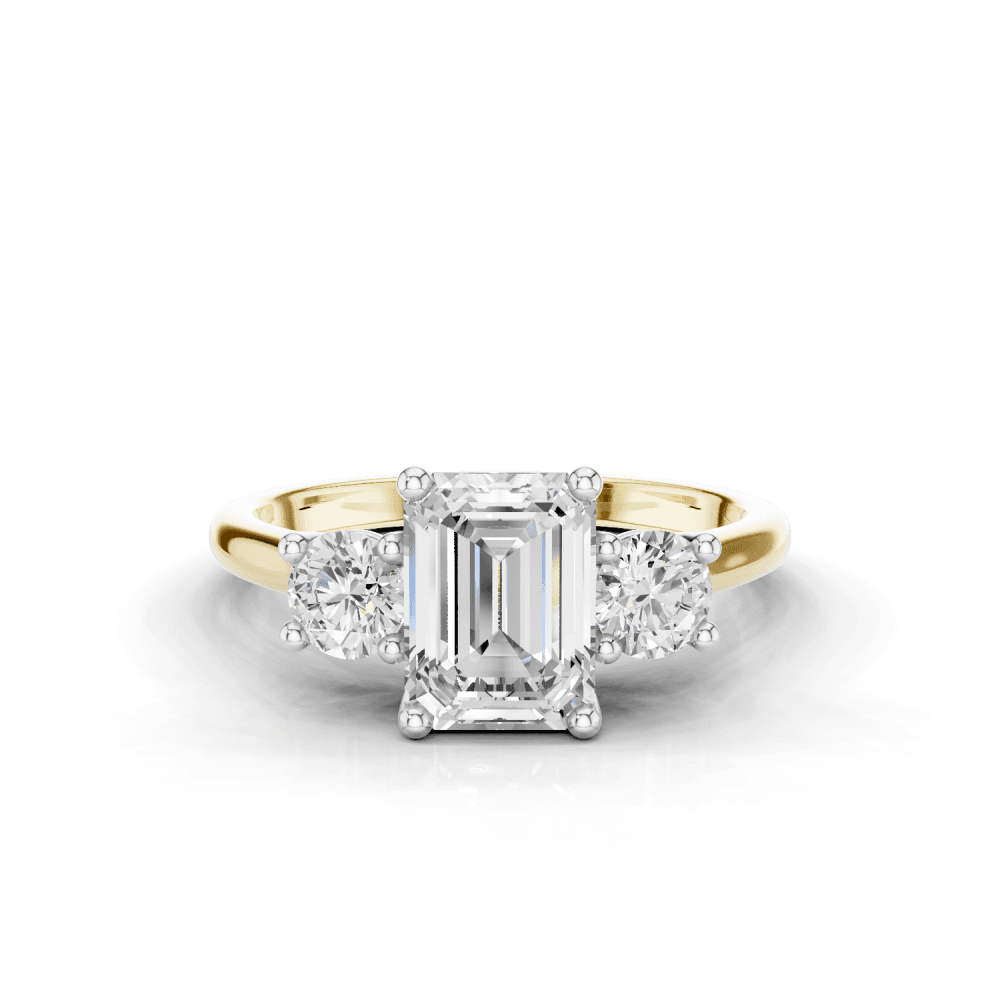 18ct White and Yellow Gold