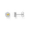 Thomas Sabo Sterling Silver CZ Lovely Daisy Stud Earrings
