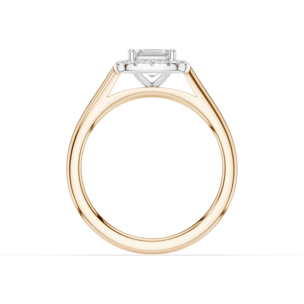 18ct White and Rose Gold
