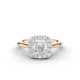 18ct White and Rose Gold