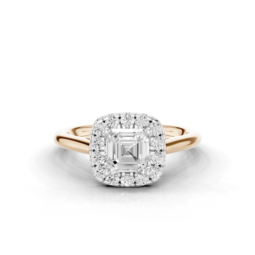 18ct White and Rose Gold