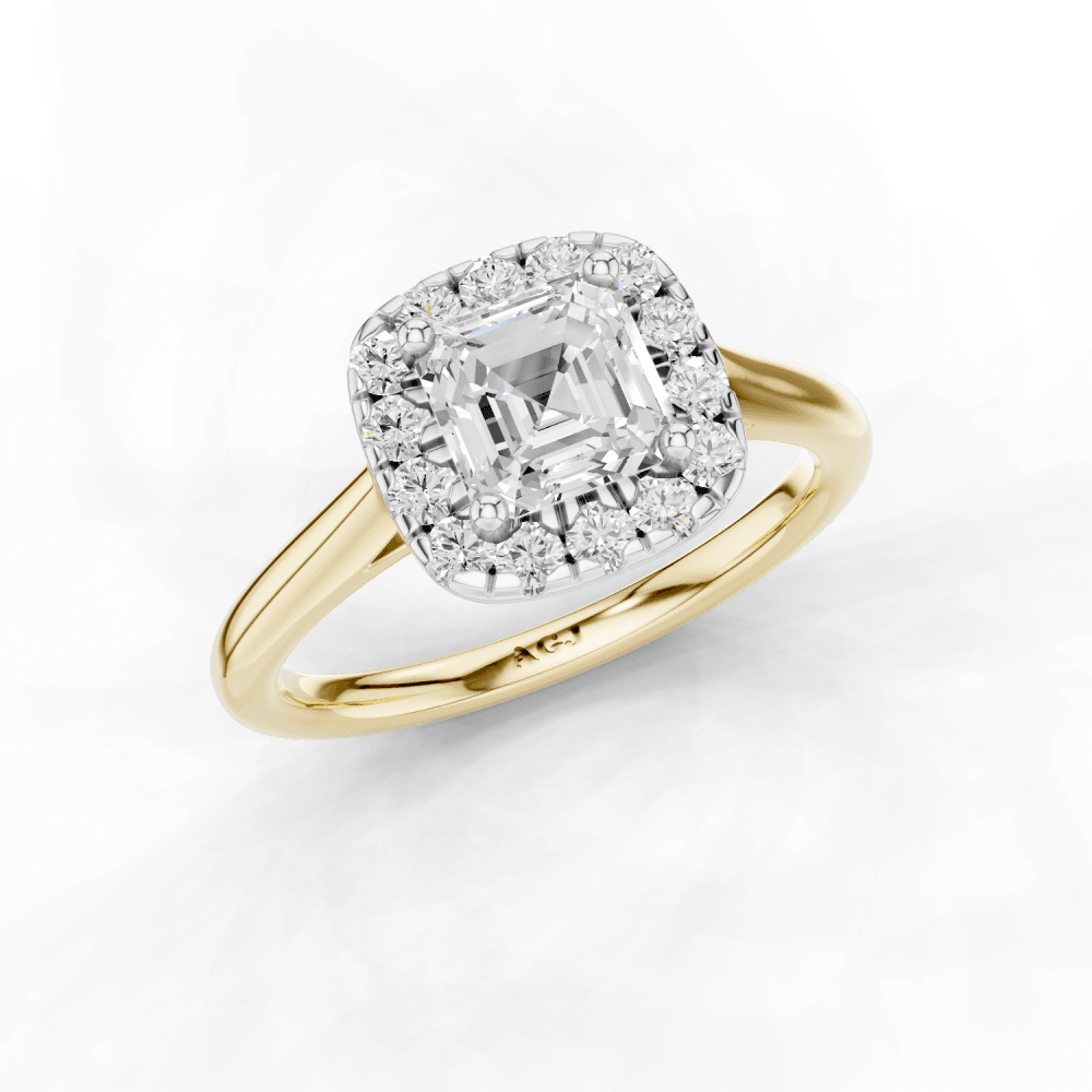 18ct White and Yellow Gold