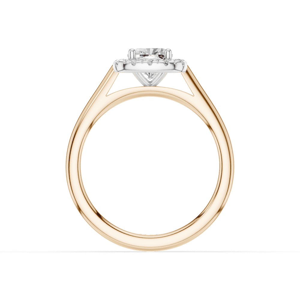 18ct White and Rose Gold