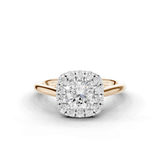 18ct White and Rose Gold