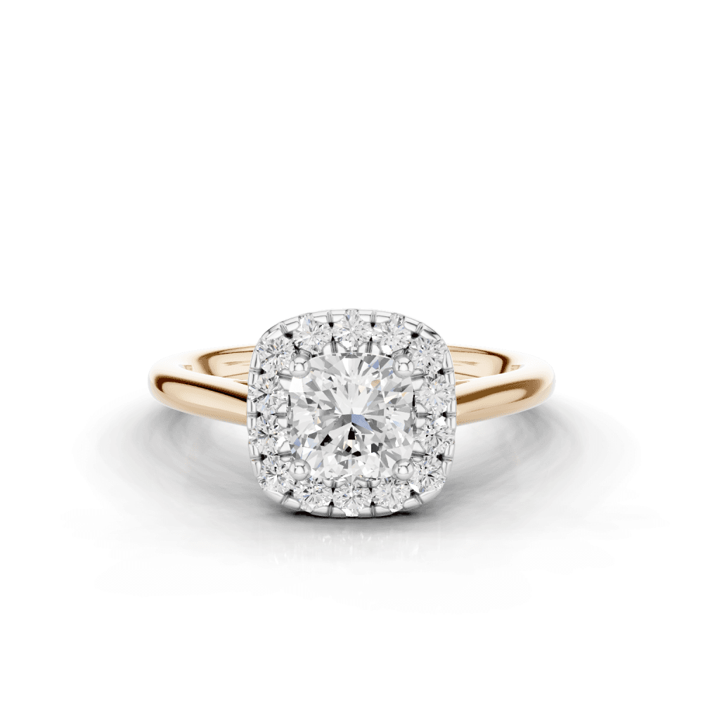 18ct White and Rose Gold