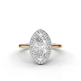 18ct White and Rose Gold