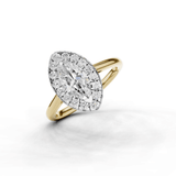 18ct White and Yellow Gold