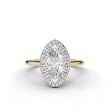 18ct White and Yellow Gold