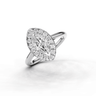 Hyacinth Marquise Cut Diamond Halo Ring