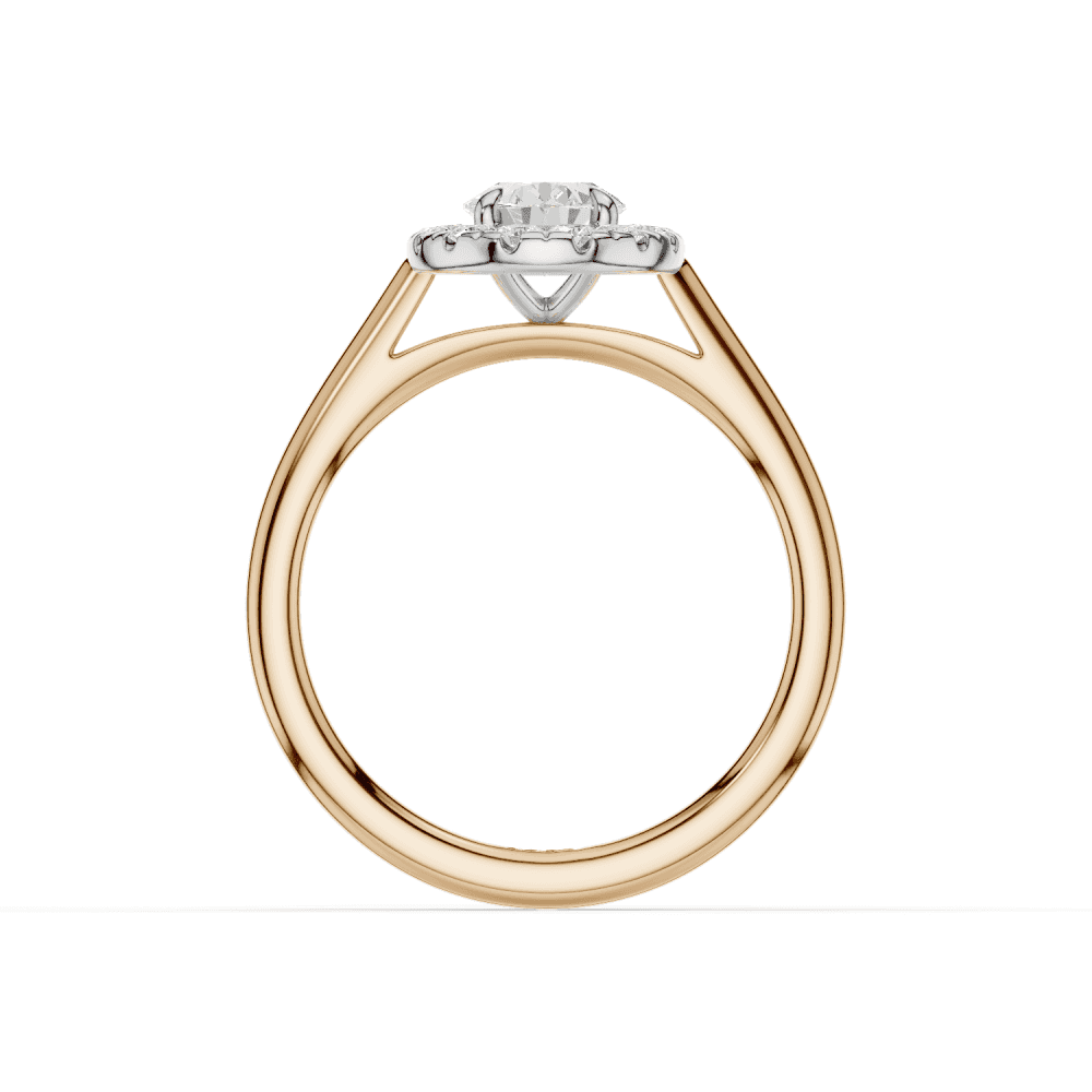 18ct White and Rose Gold