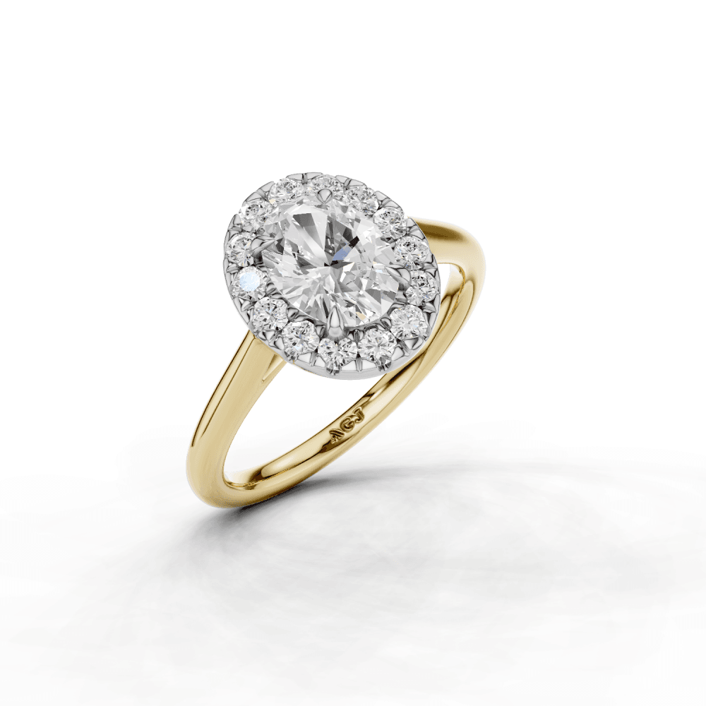 18ct White and Yellow Gold