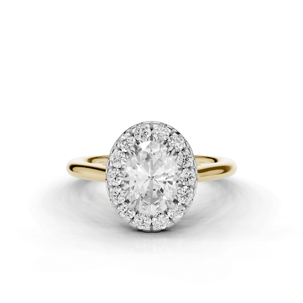18ct White and Yellow Gold
