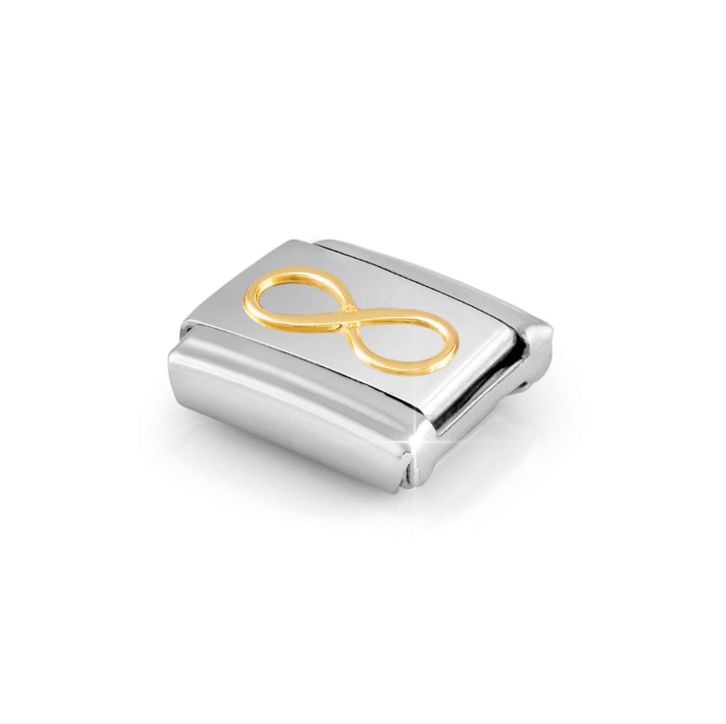 Nomination Infinity 18ct Gold and Stainless Steel Composable Charm