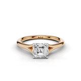 18ct White and Rose Gold