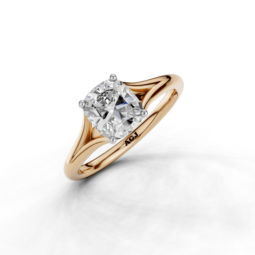 18ct White and Rose Gold
