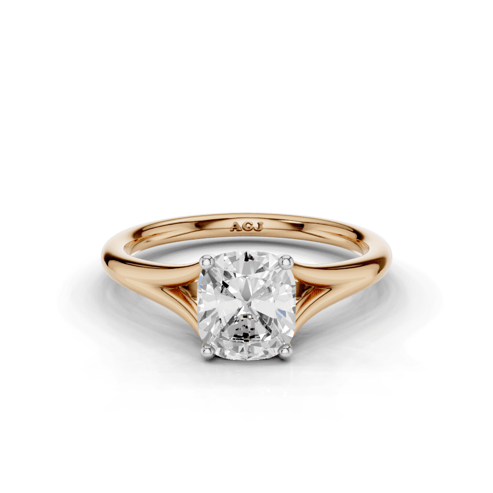 18ct White and Rose Gold
