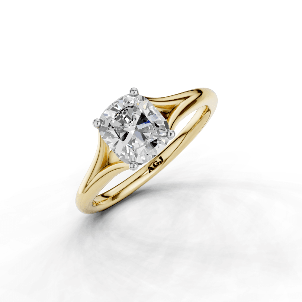 18ct White and Yellow Gold
