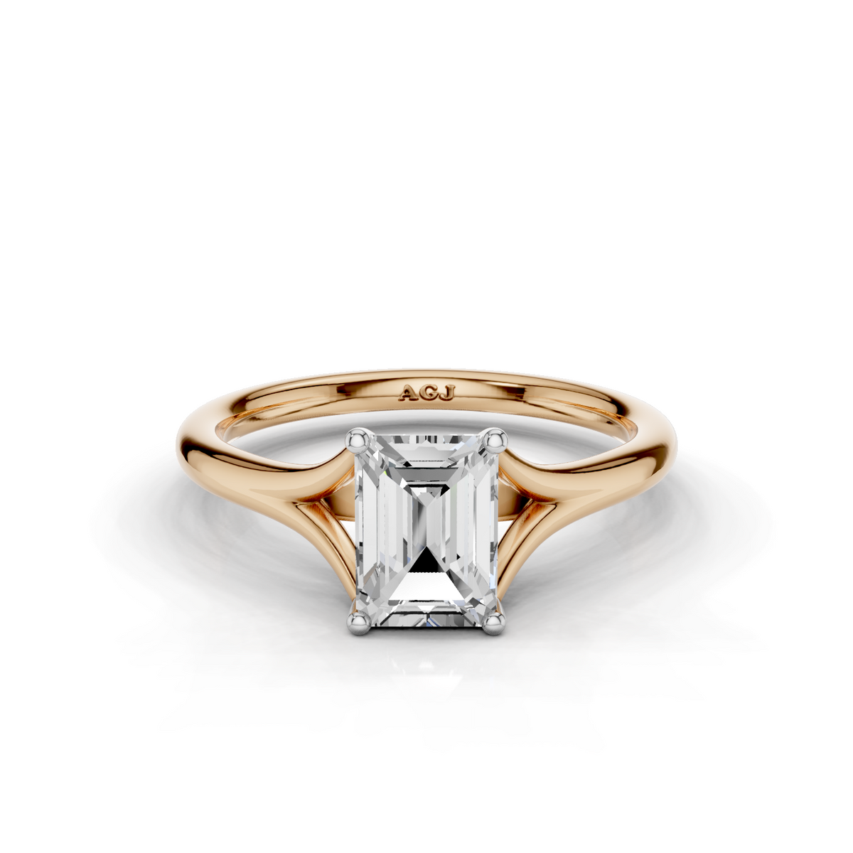 18ct White and Rose Gold