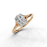 18ct White and Rose Gold