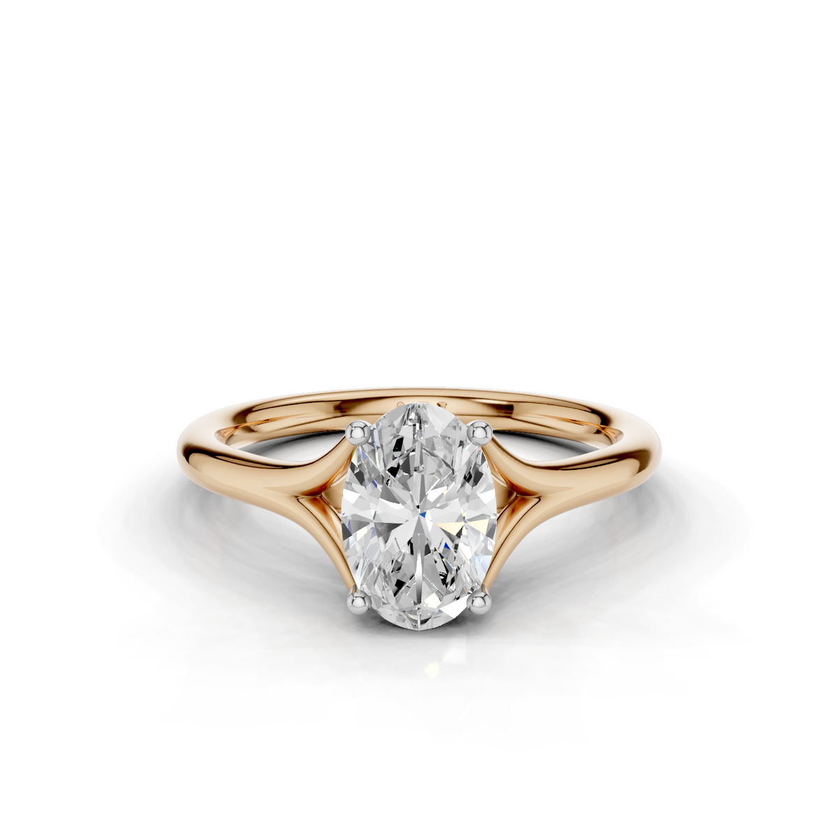 18ct White and Rose Gold
