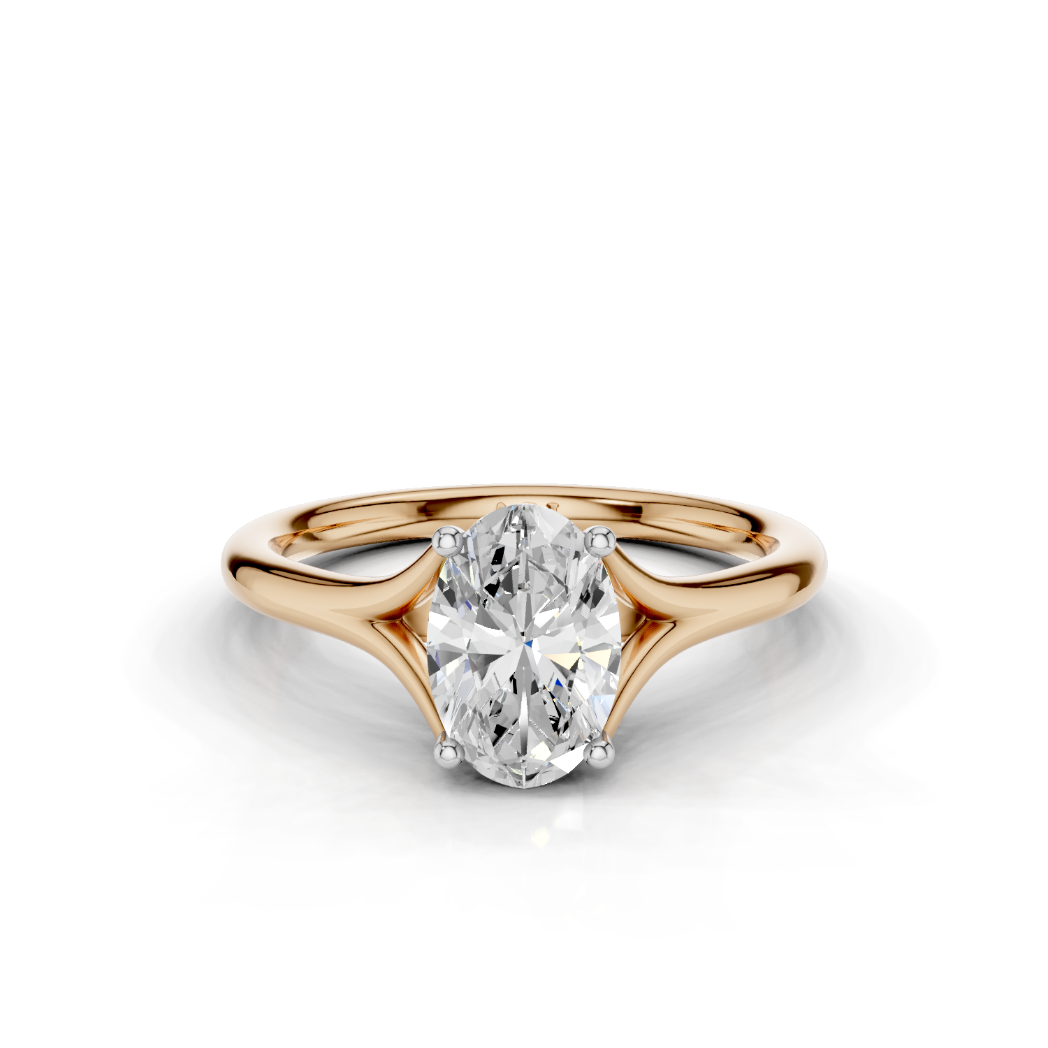 18ct White and Rose Gold