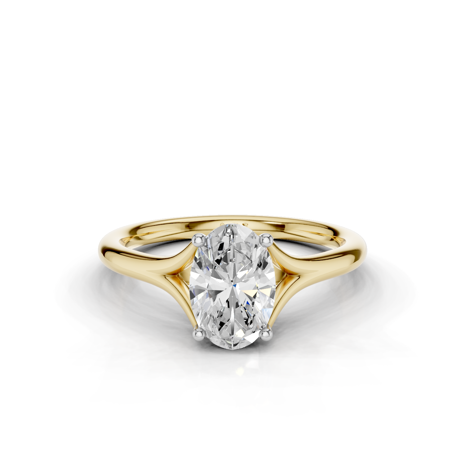 18ct White and Yellow Gold