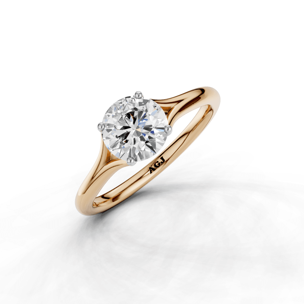 18ct White and Rose Gold