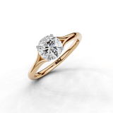 18ct White and Rose Gold