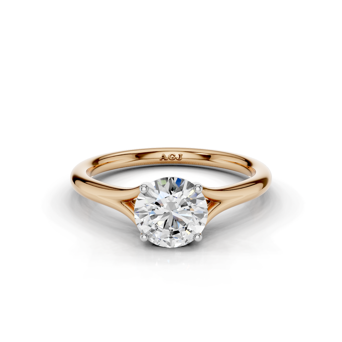 18ct White and Rose Gold