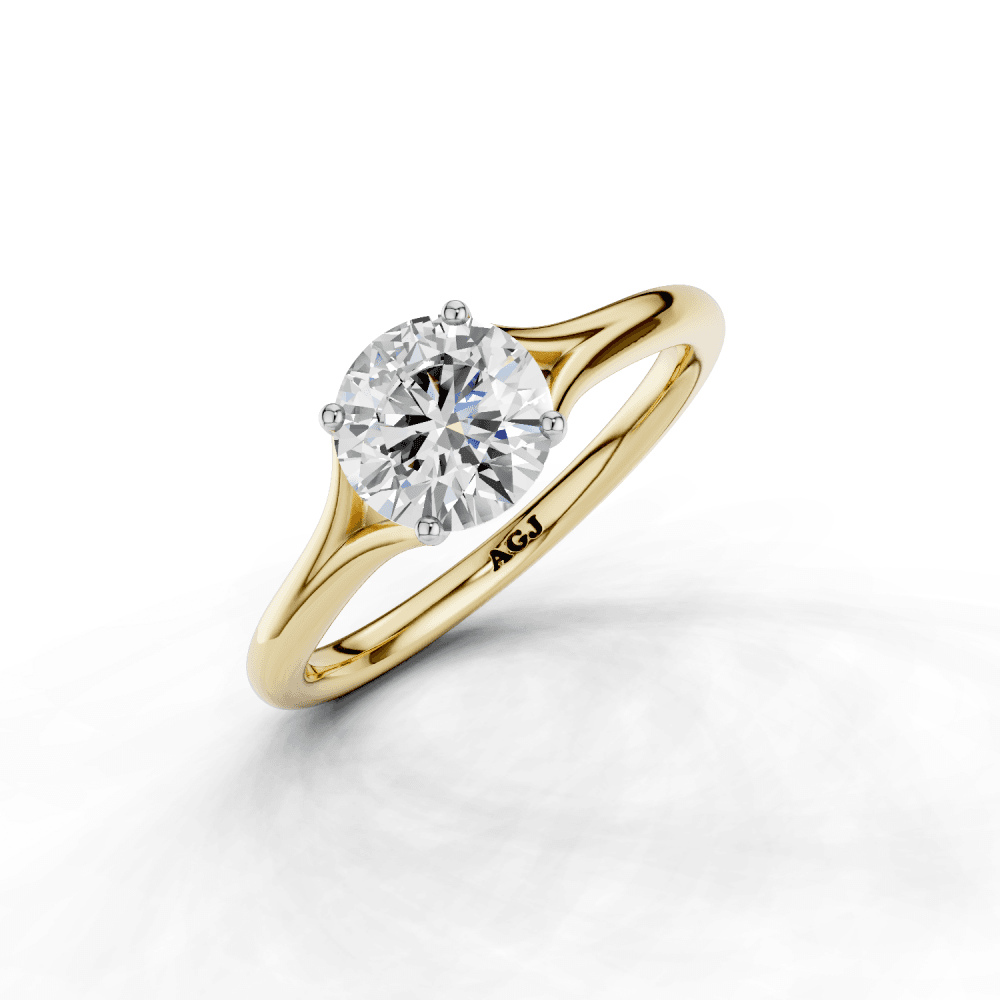 18ct White and Yellow Gold