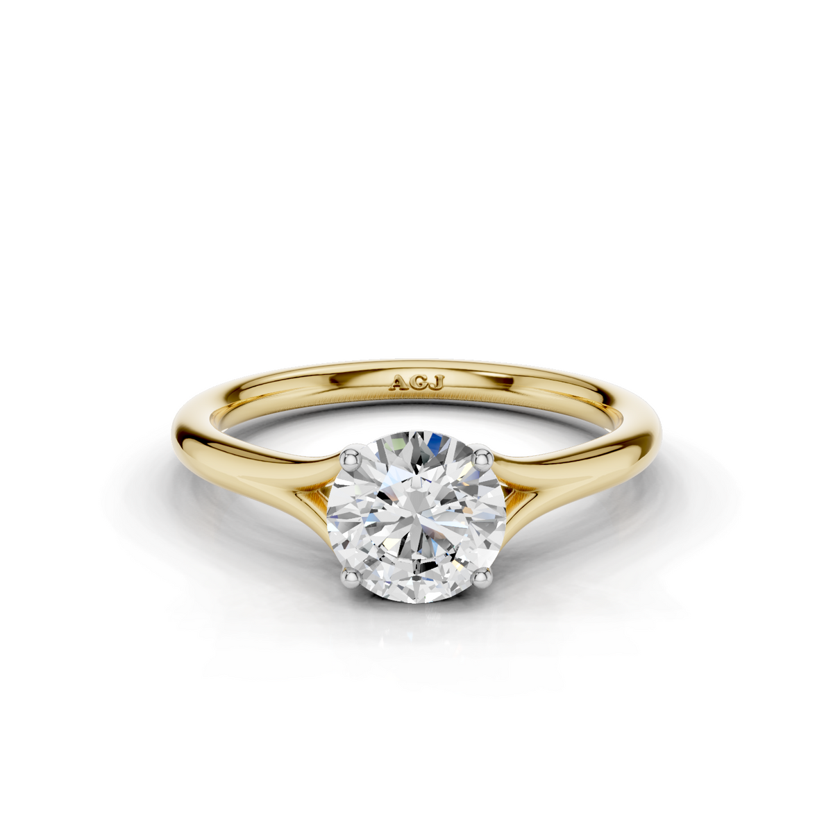 18ct White and Yellow Gold