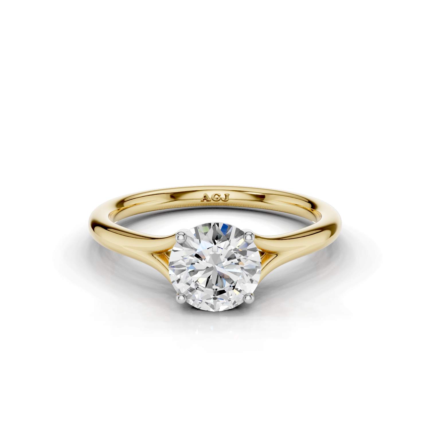 18ct White and Yellow Gold