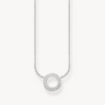 Thomas Sabo Sterling Silver CZ Circle Necklace