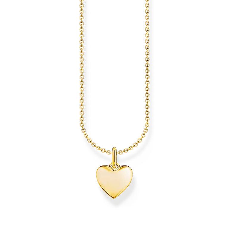 Thomas Sabo Gold Plated Sterling Silver Heart Necklace