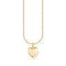 Thomas Sabo Gold Plated Sterling Silver Heart Necklace